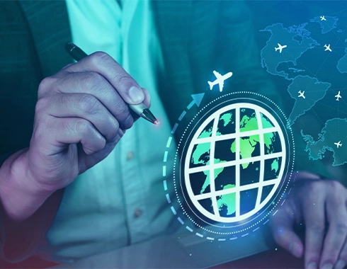 Illustration of a children’s math addition worksheet with hand symbols and number blocks, representing Custom Educational Software Development that auto-generates unique, localized learning content for EdTech platforms