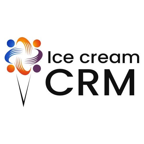 Ice Cream CRM logo representing the best CRM for small business to manage sales and customers.
