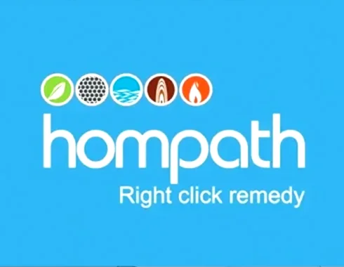 Hompath logo representing a case study on startup client’s custom-built product developed through software development for startups.